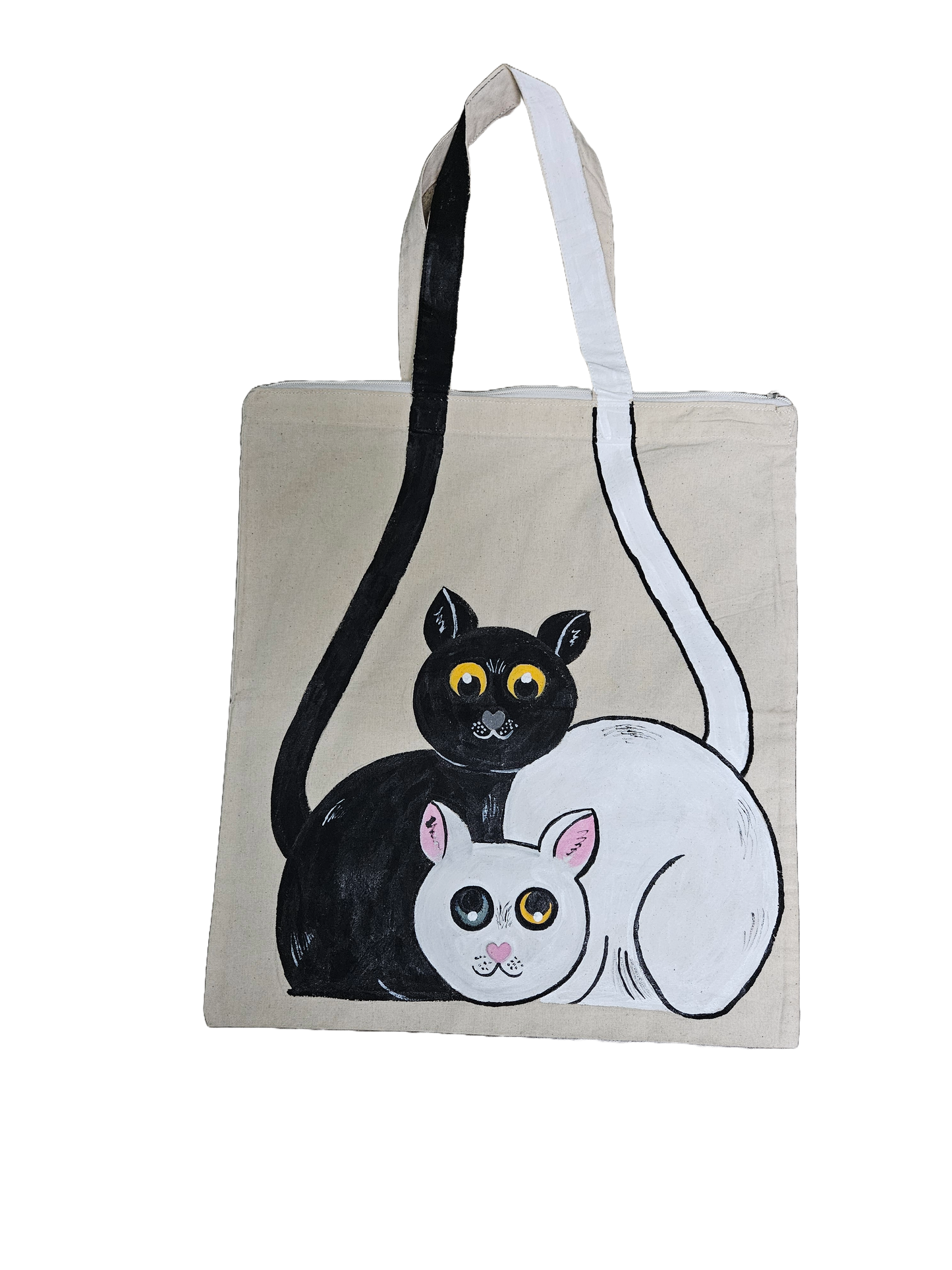Hand painted cloth carry bags
